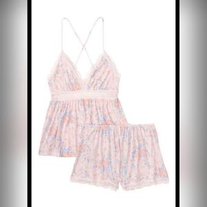 Modal Lace Short Cami Set